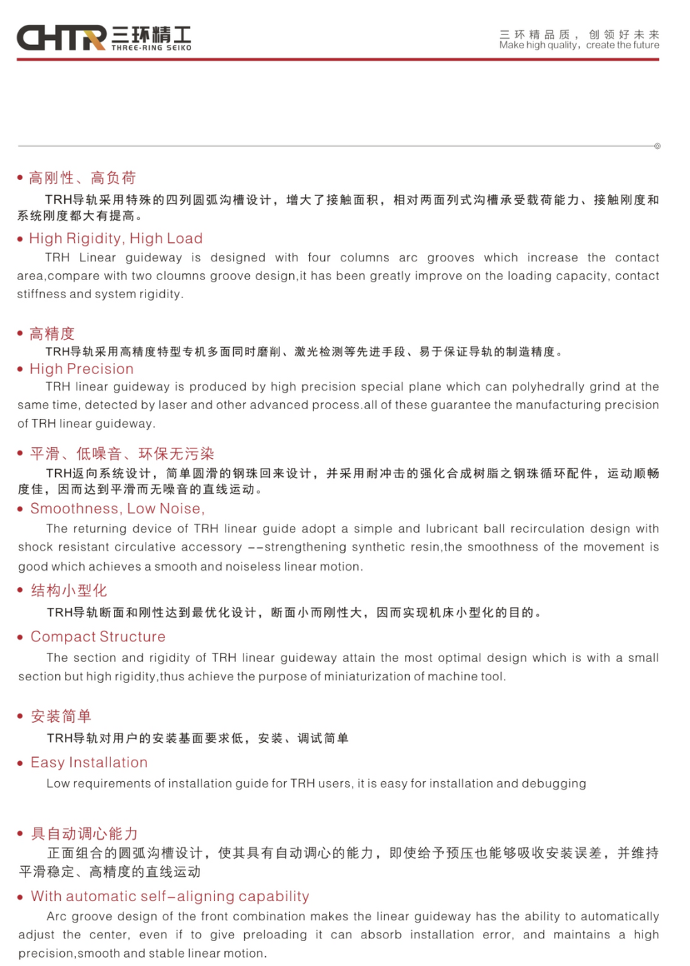 China SANHUAN Linear Guideway